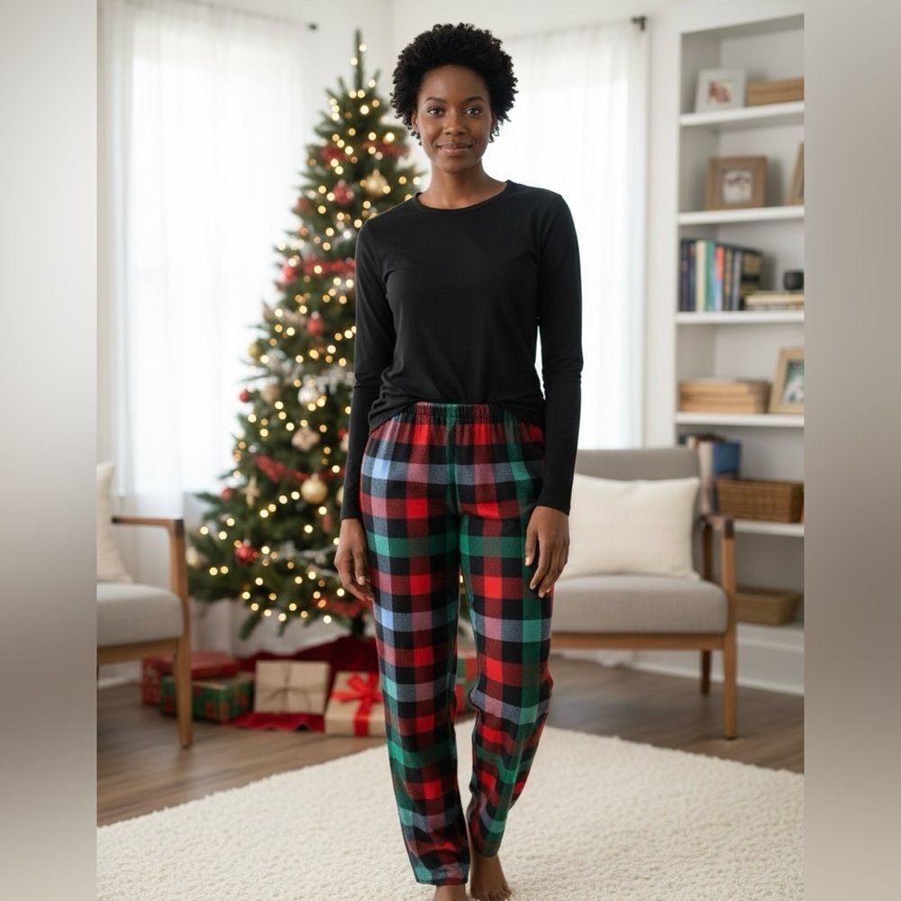 Woman Christmas pijamas pants